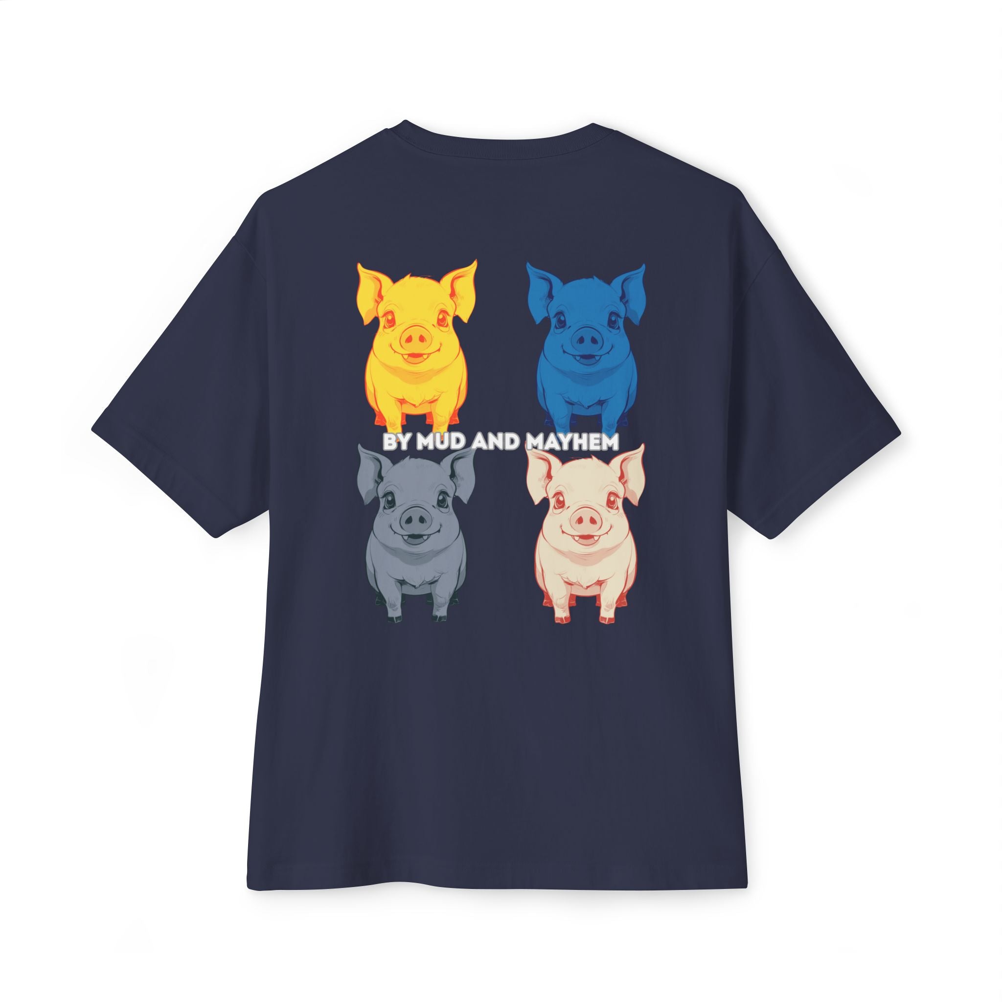 Anime Design Oversize T-shirt - 4tified Swines Collection - By Mud And Mayhem
