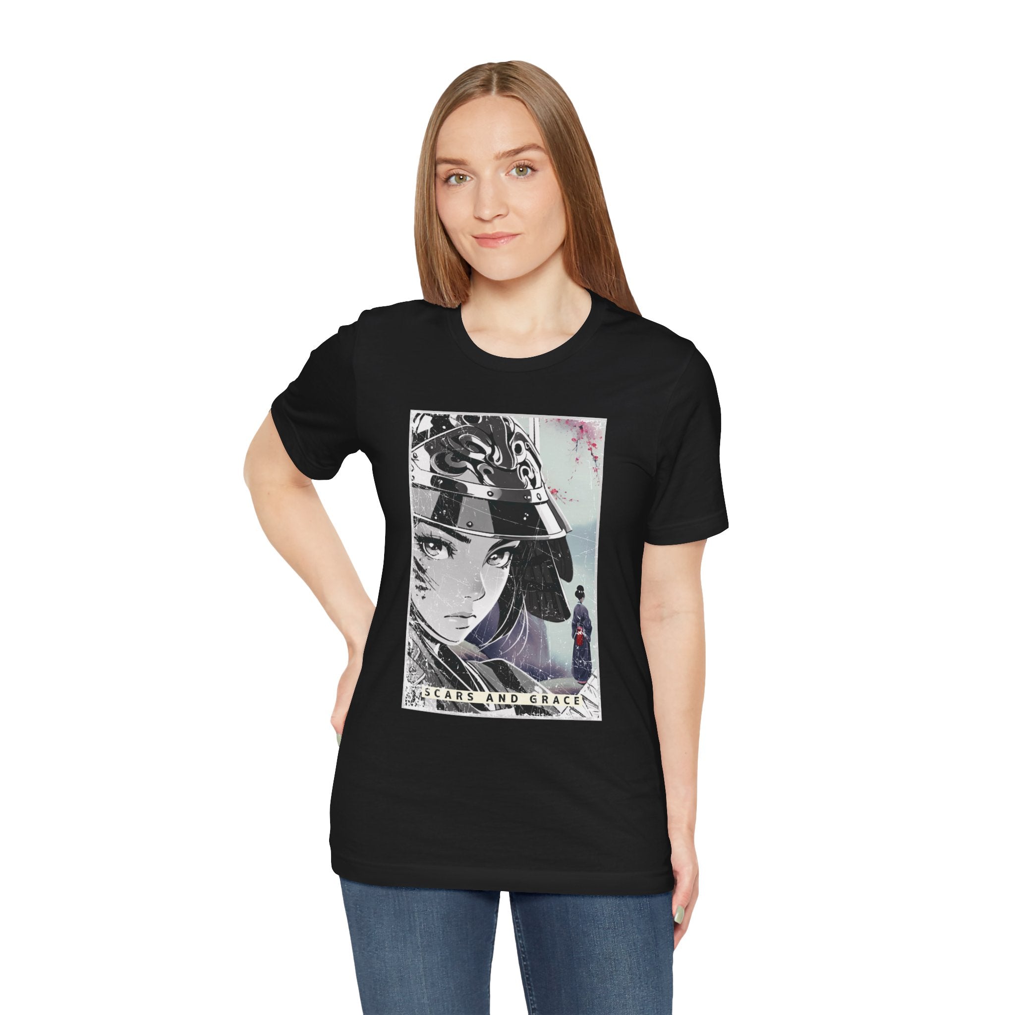 Anime Warrior Girl T-shirt - Scars And Grace