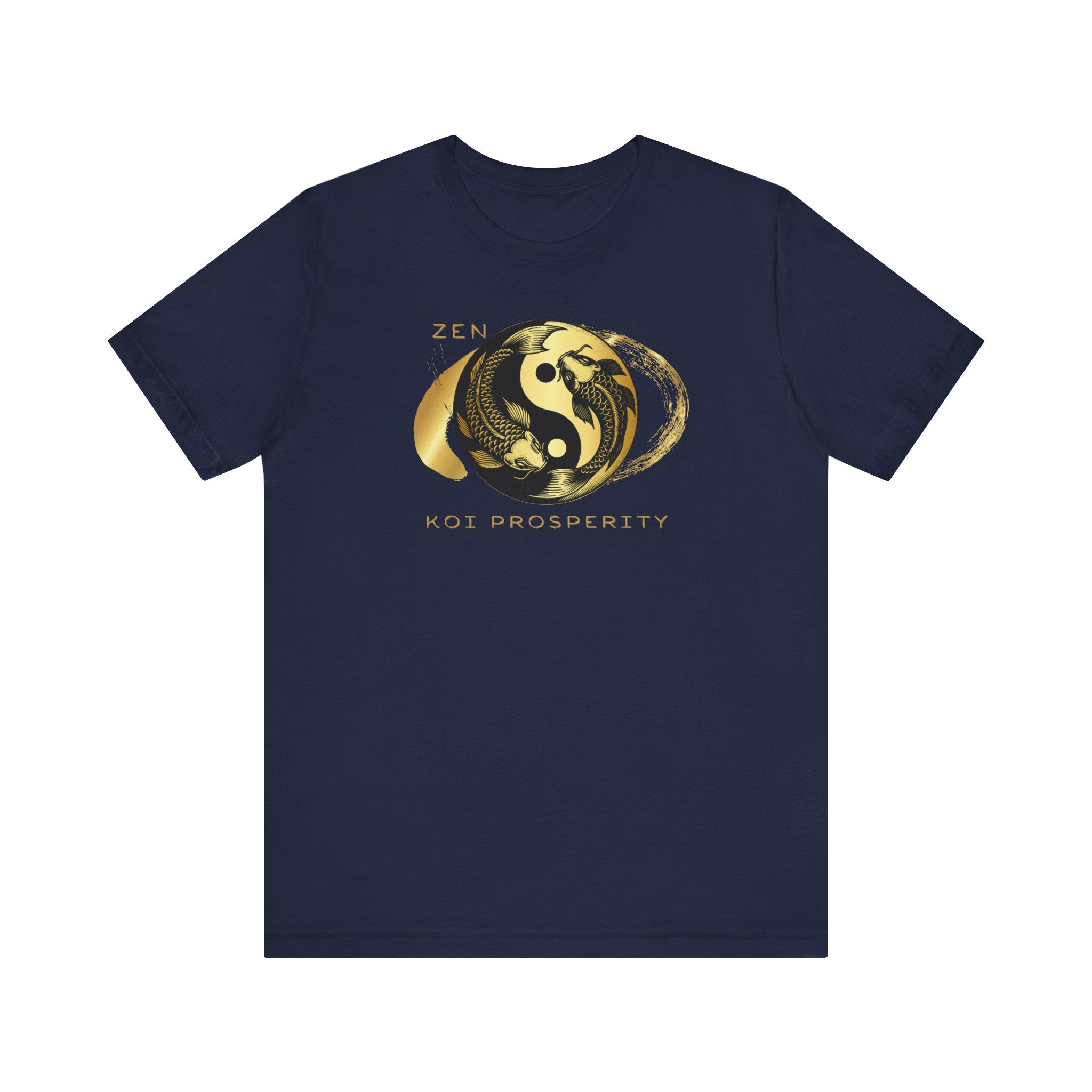 Empowering T-shirt - Zen Koi Collection Gold, Colors of Meaning