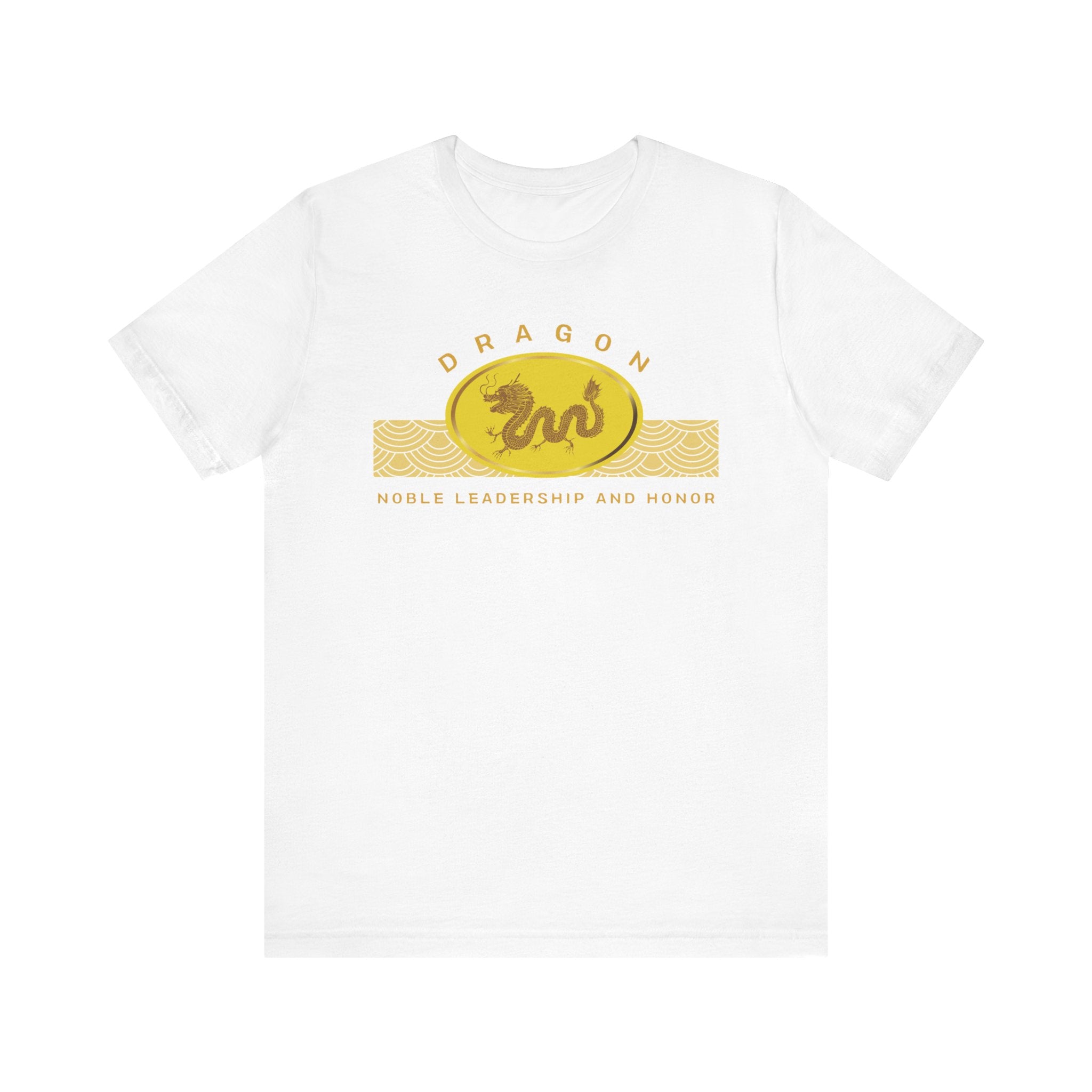 Empowering T-shirt - Zen Dragon Collection Yellow Noble