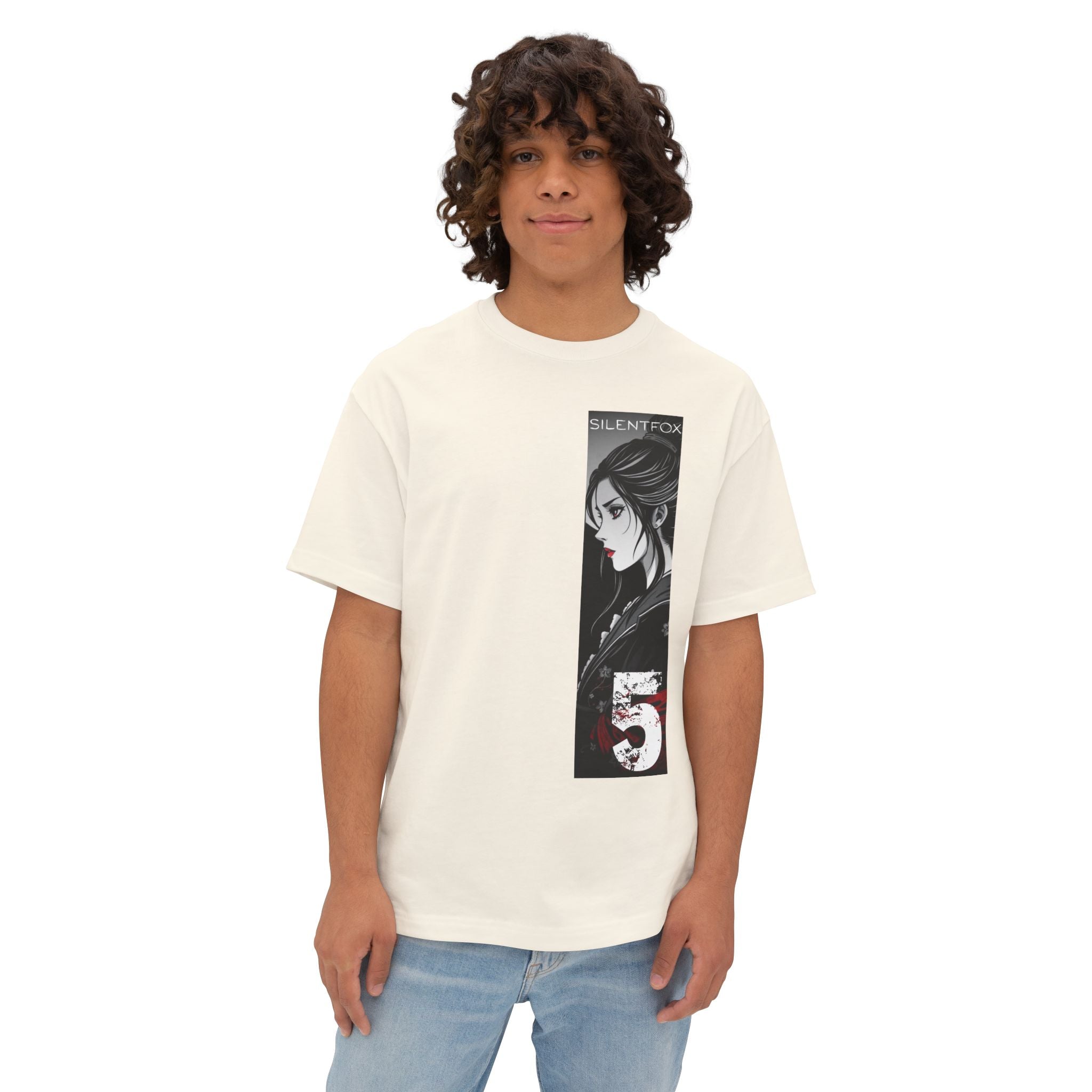 Anime Design Oversize T-shirt - SF Guardian - Dream #5