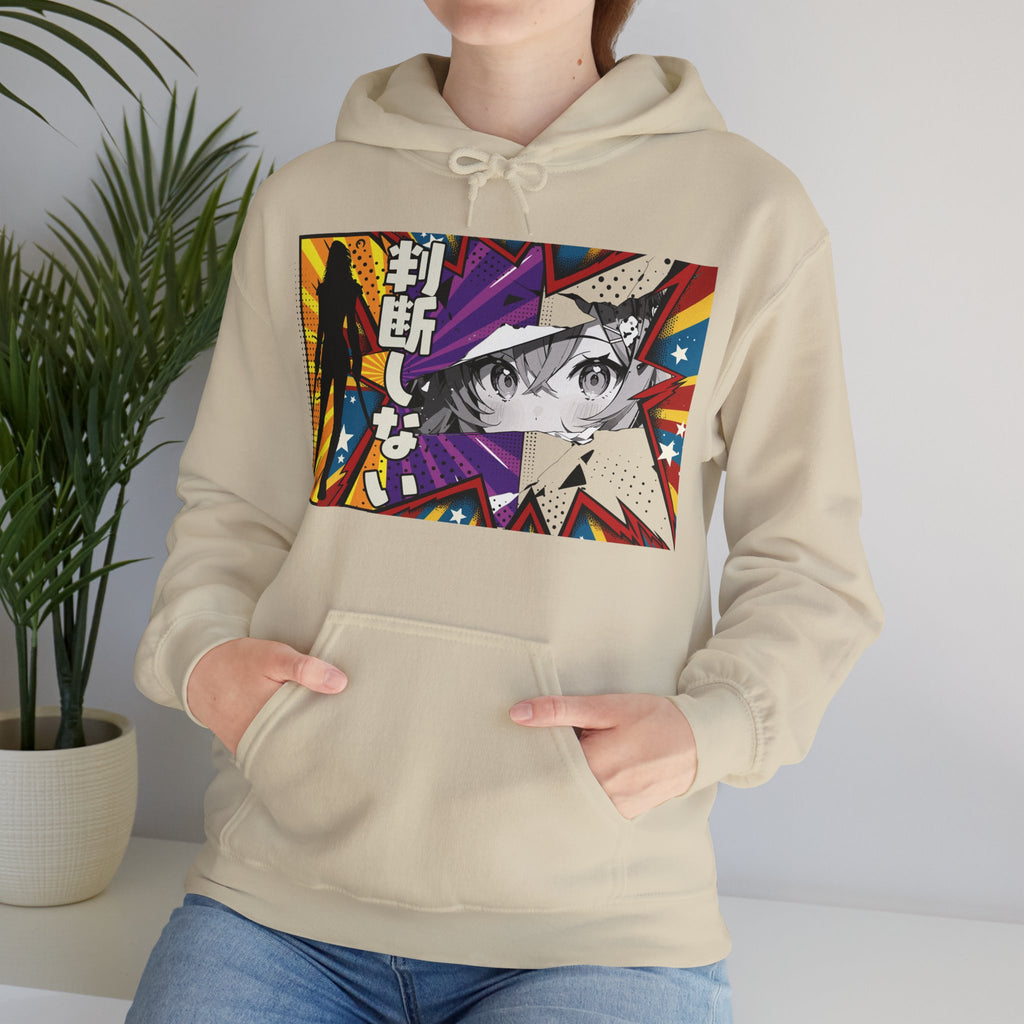 Hooded Sweatshirt Comic - Don't Judge