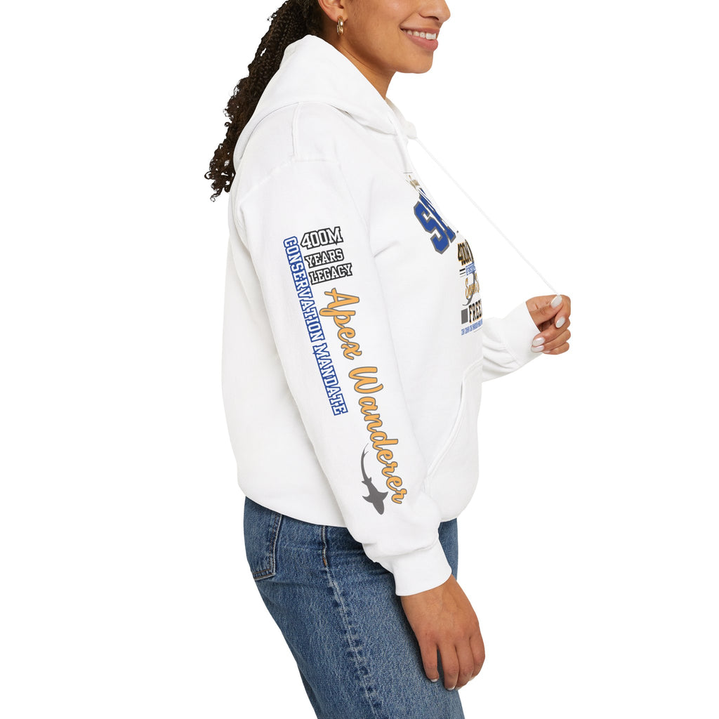 Hooded Sweatshirt Ocean Marine Awareness - Sharks
