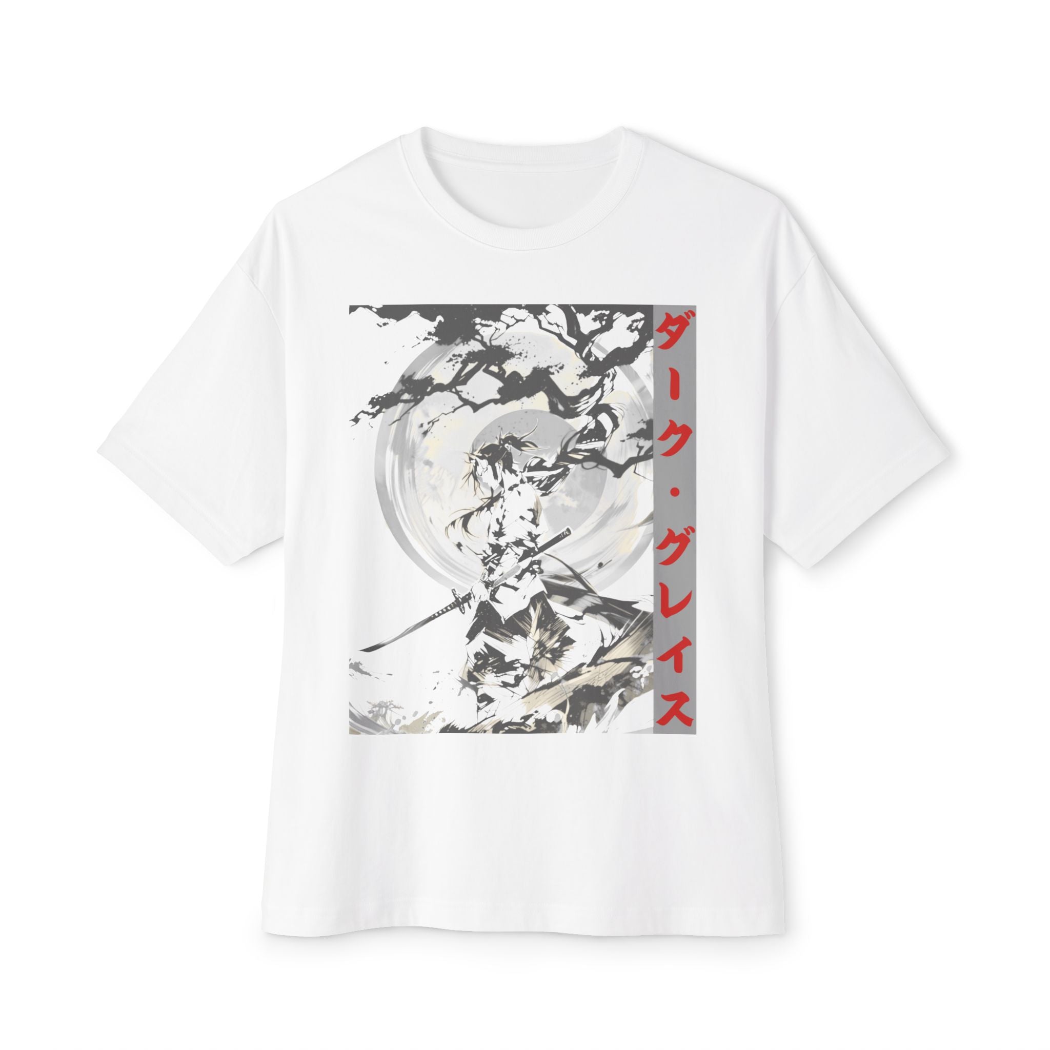 Anime Design Oversize T-shirt - SF Dark Grace
