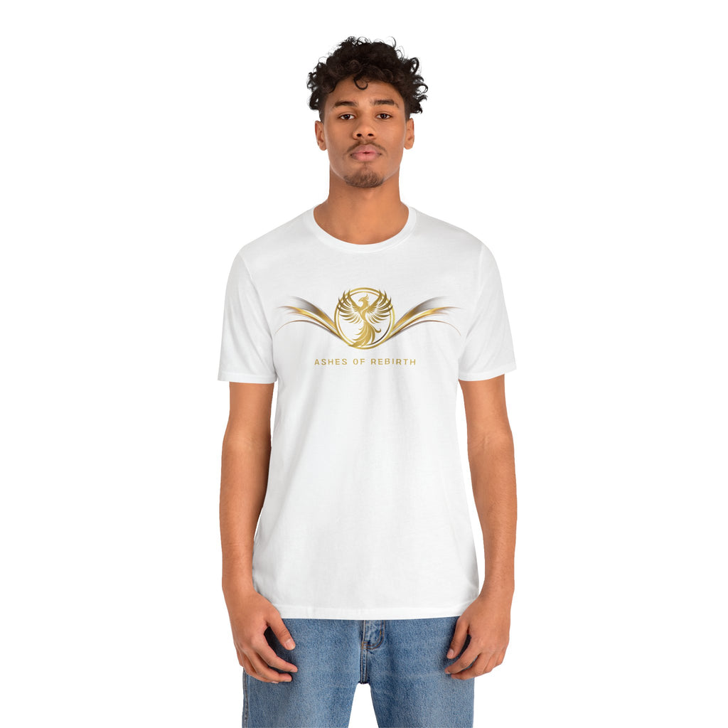 Empowering T-shirt - Zen Phoenix Collection White Rebirth