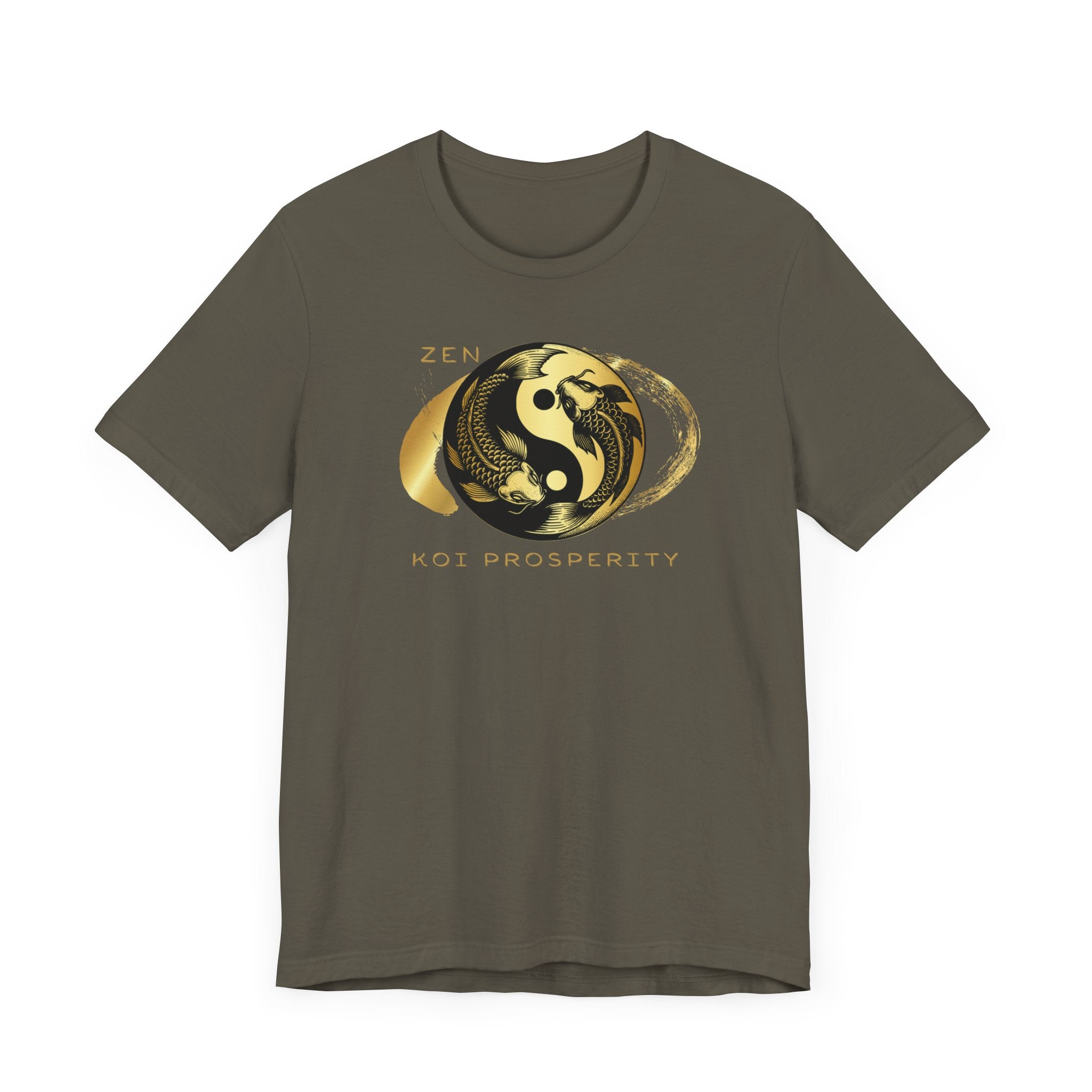 Empowering T-shirt - Zen Koi Collection Gold, Colors of Meaning