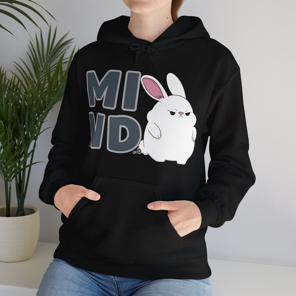 Hooded Sweatshirt Humor - Mind? Rabbit