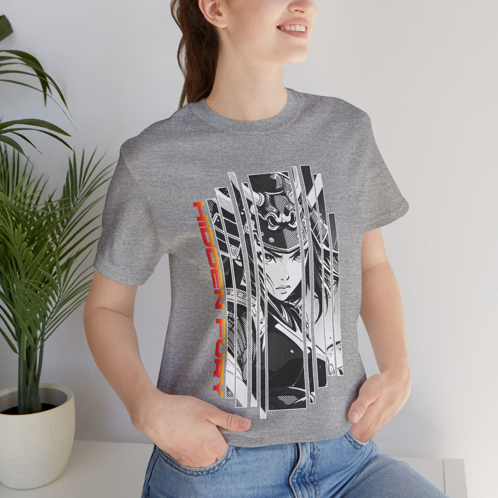 Anime Girl Warrior T-shirt - Hidden Fury