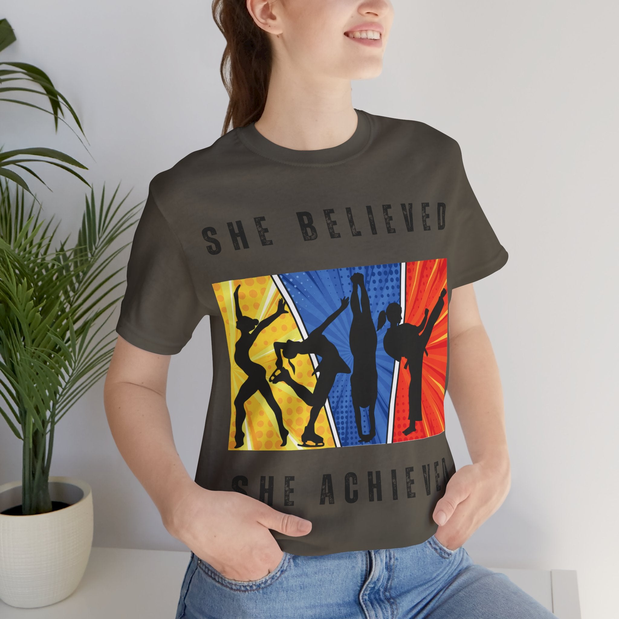 Empowering Tee - She Believed She Achieved