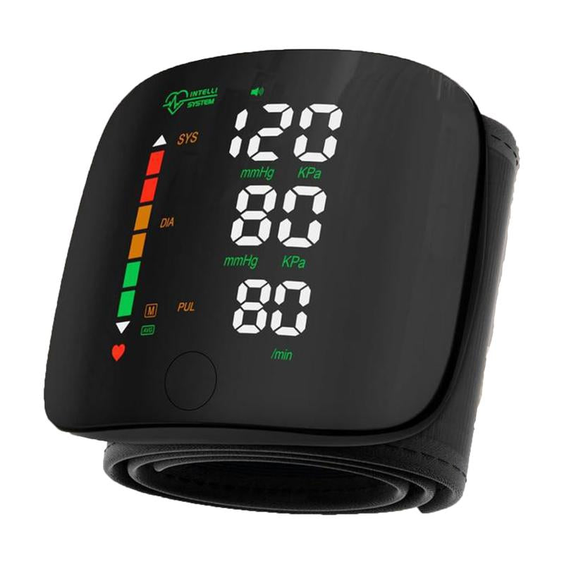 Wrist BP Monitor Touch Screen Display 99X2 Reading Memory Storage Adjustable Health Monitoring Cuff