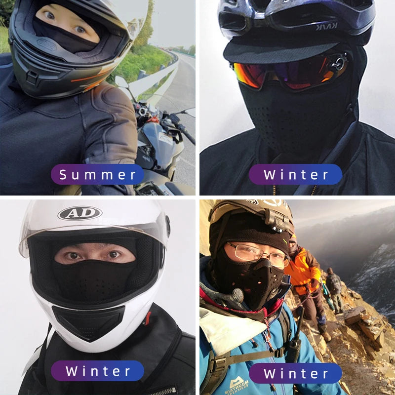 Winter Cycling Mask Fleece Thermal Keep Warm Windproof Cycling Face Mask Balaclava Ski