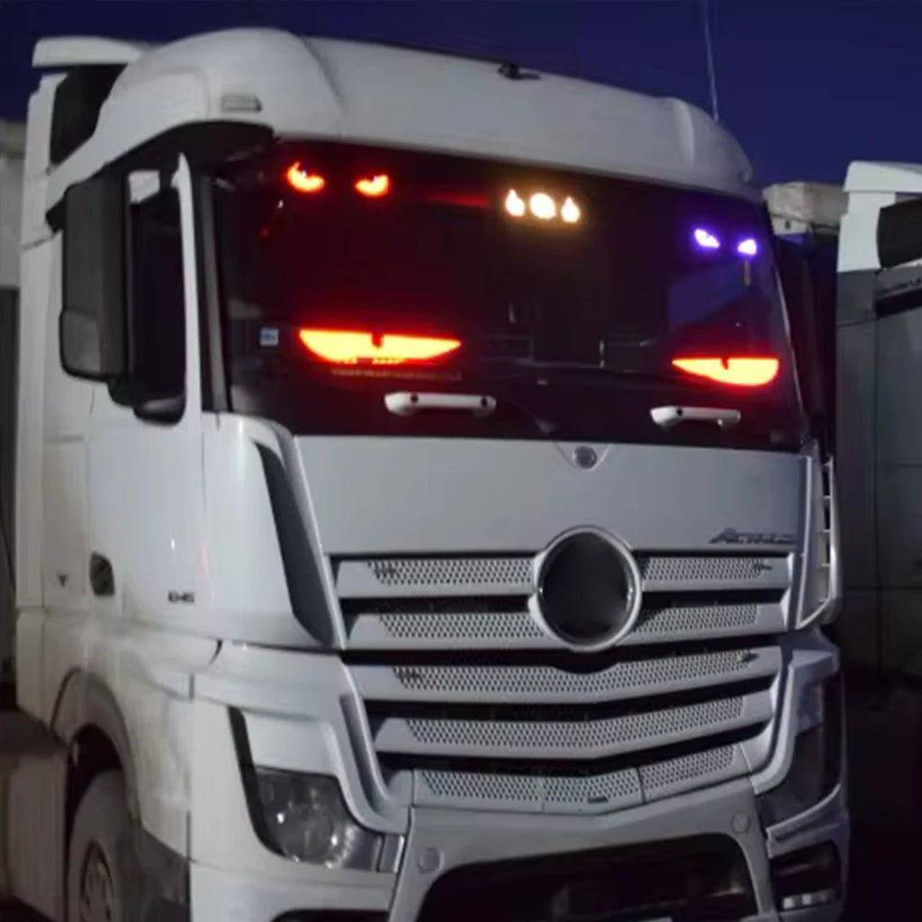 Devil Eye Car/Truck LEDs  Pixel Panel Music Control Text Scrolling Windshield Board Light Display