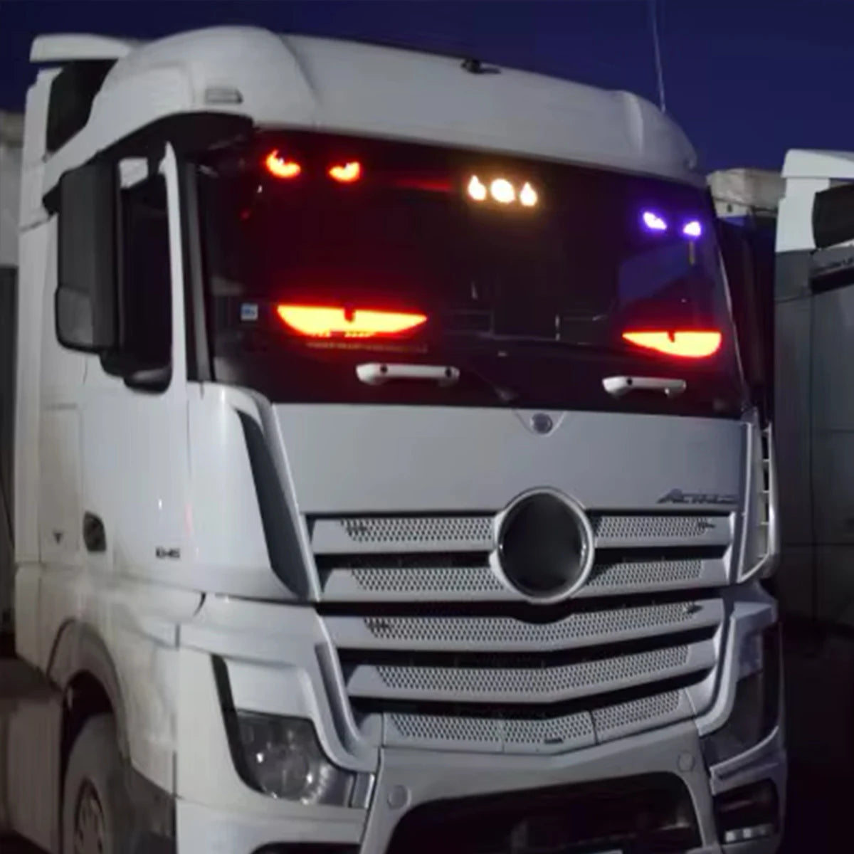 Devil Eye Car/Truck LEDs  Pixel Panel Music Control Text Scrolling Windshield Board Light Display