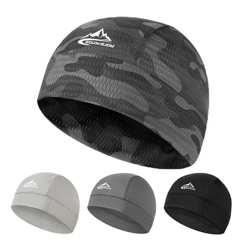 Cycling Cap Quick Dry Anti-UV Sports Cooling Skull Cap Helmet Liner Sweat Outdoor