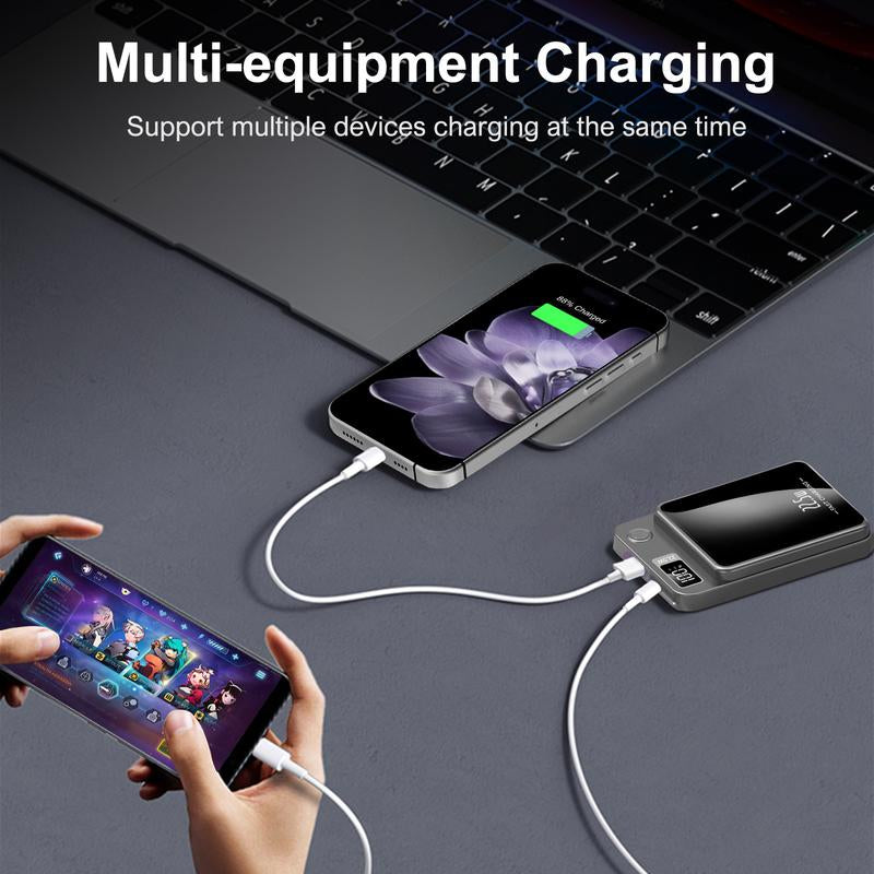 Digital Power Display 10000 Mah Wireless Magnetic Power Bank For iPhone & Android Phones